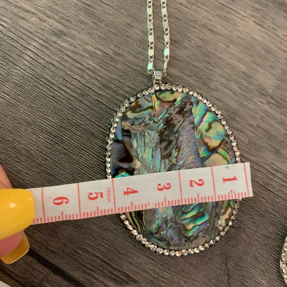 Abalone shell necklace set - Picture 11 of 14